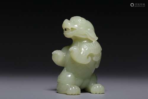 Hetian Topaz Flying Bear Handle