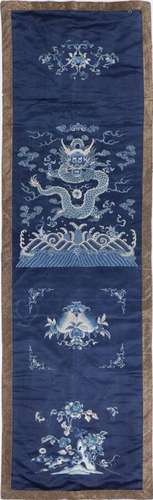 ENSEMBLE DE SOIES brodées. CHINE, époque Guangxu (1875-1908)...