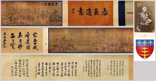 A Chinese Hand Scroll Painting By Li Cheng