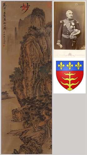 A Chinese Scroll Painting By Fan Zhongli