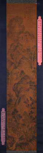 A Chinese Scroll Painting By Guo Xi