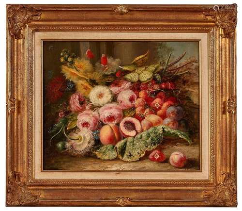 Adolphe Félix CALS (1810-1880)<br />
Nature-morte aux renonc...