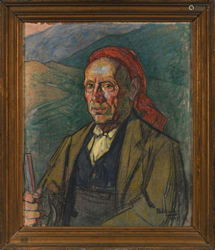 Robert-Adrien DELETANG (1874-1951)<br />
Portrait d'un homme...