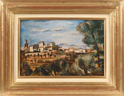 Henry de WAROQUIER (1871-1970)<br />
Paysage d'Italie<br />
...