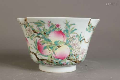 Pastel Floral Shoutao Bowl