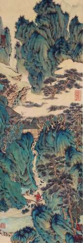 Wen Zhengming's landscape painting