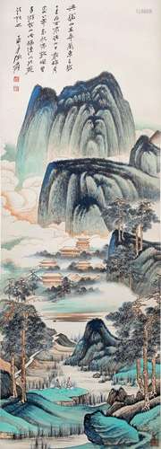 Zhang Daqian's landscape painting