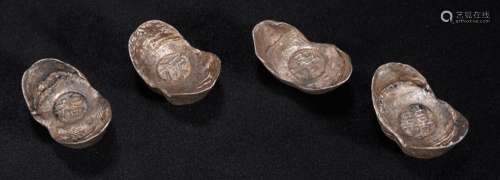 Chinese Antique Silver Ingots (4)