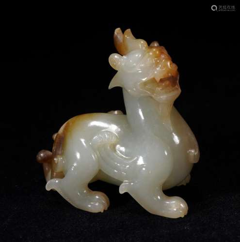 Chinese White Jade Beast