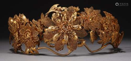 Chinese Gilt Silver Ornament