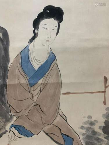 Ni Tian Figure Painting