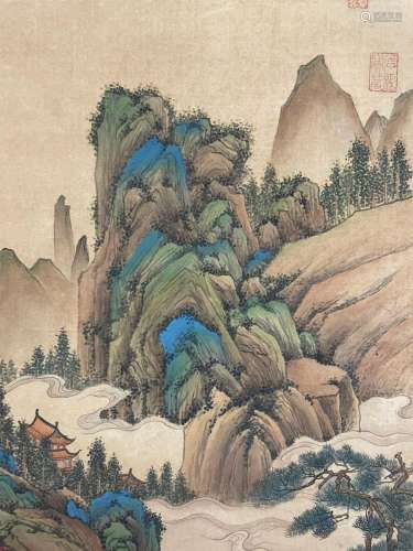 Wen Boren Landscape Painting