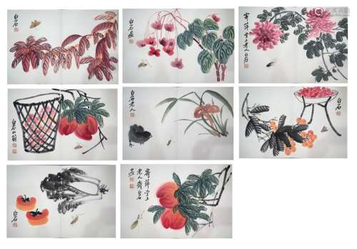 Qi Baishi Vegetables and Fruits Album