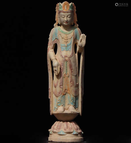 In or before the Ming Dynasty, the standing statue of White ...