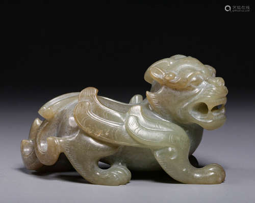 Hotan Jade Tianlu handpiece in Ming Dynasty or before