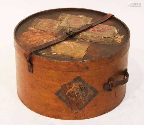 Old Wooden Hat Box