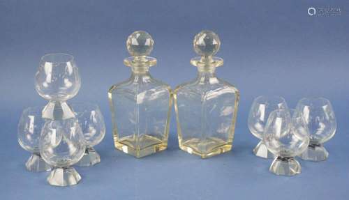 Assorted Crystal Cordials and Decanters