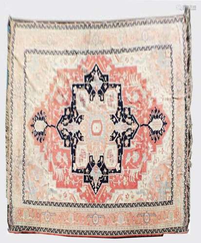 Semi Antique Serapi Rug