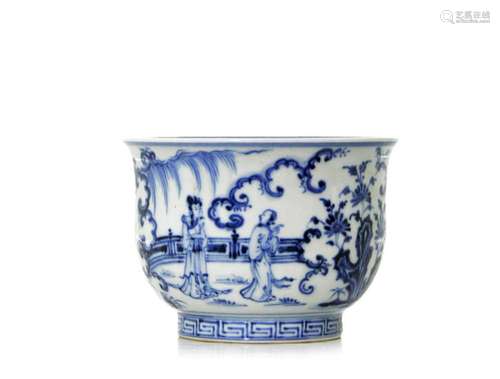 Chinese Blue and White Porcelain Bowl