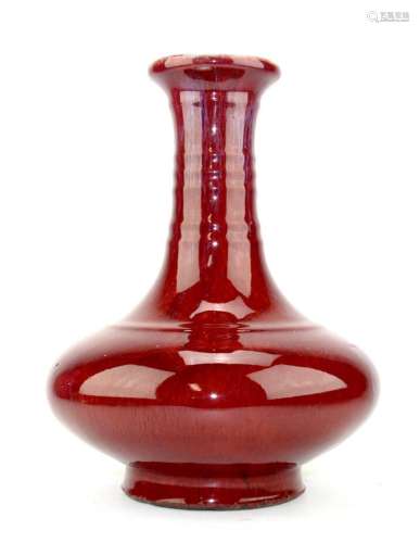 A Flambe-Glaze Vase