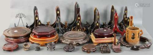 Collection of Asian Wooden Stands