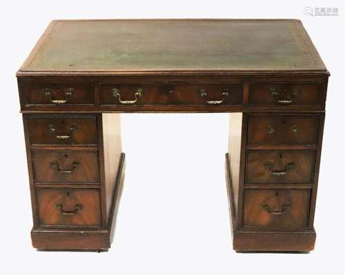 19thC Georgian Diminutive Kneehole Desk