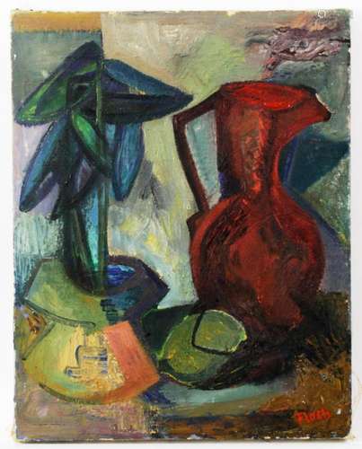 Joseph Floch, Still Life, Oil on Canvas