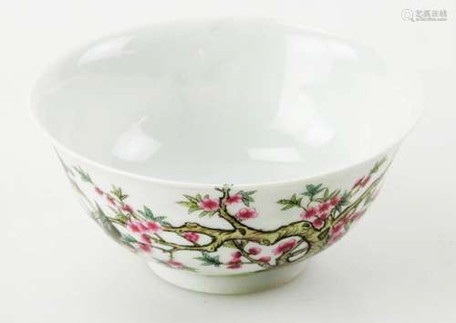 Chinese Enamel on Porcelain Bowl