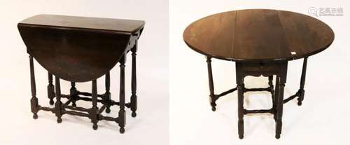 Early 20thC Colonial Revival Style Drop-Leaf Table