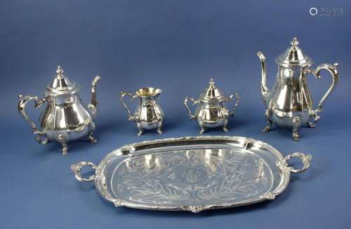 International Silver Chippendale Tea Set