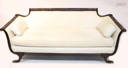 Early Classical Upholstered Sofa