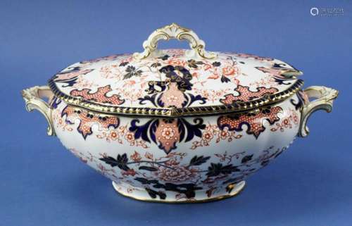 English Royal Crown Derby Covered Tureen