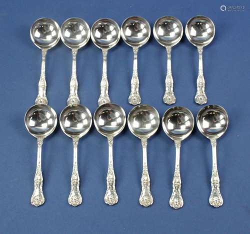 Gorham Queens Pattern Sterling Spoons