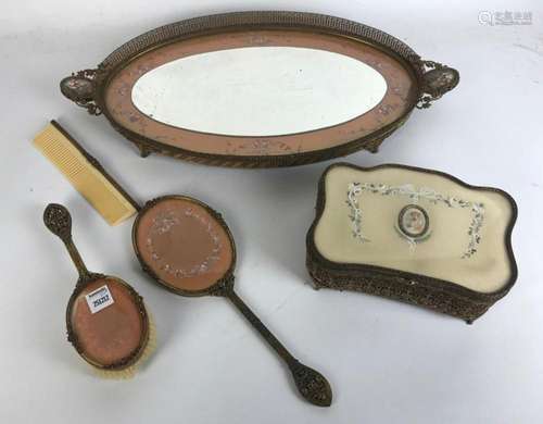 19thC Vanity Sets