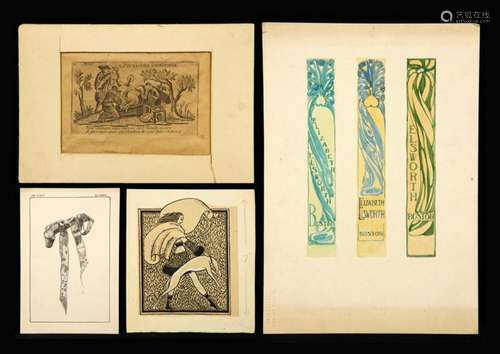 Four Drawings, Pedro Block, Elsworth, Parke