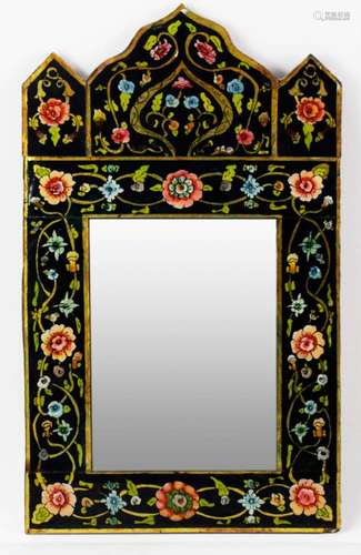 Islamic Mirror, Hand-Painted