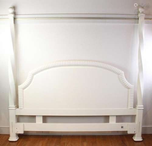 King Size Contemporary Headboard, Tall Posts