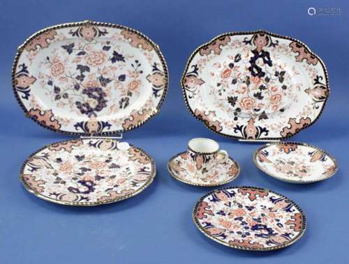 Assorted Royal Crown Derby Platters, Plates, Cup