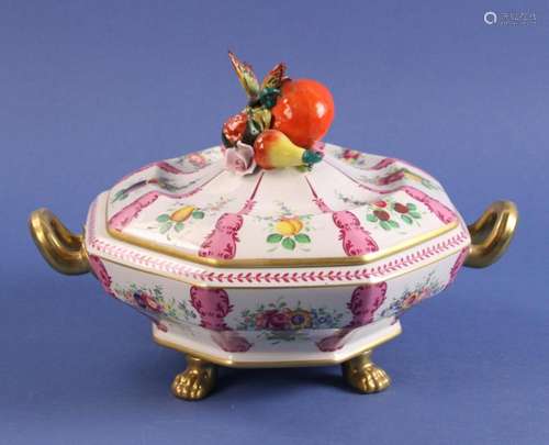 Hand Painted Porcelain Tureen