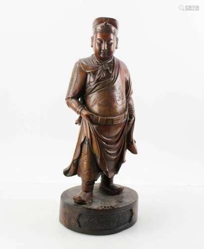 Antique Chinese Carved Wood Immortal