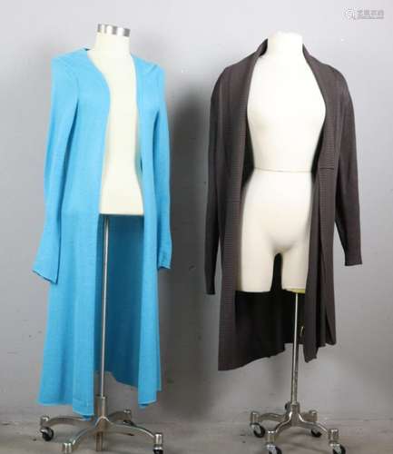 Two Ladies Long Sweaters, one by Calypso