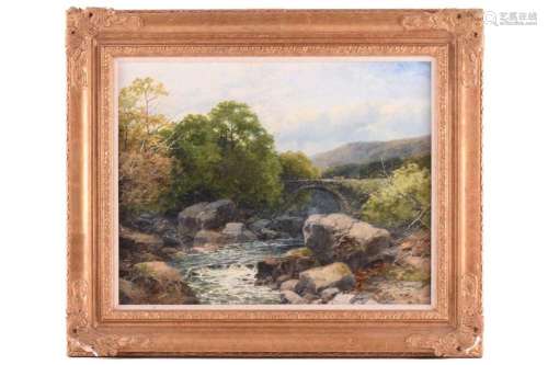 John Brandon Smith (1848-1884), Old Bridge on the Dulas, Sou...