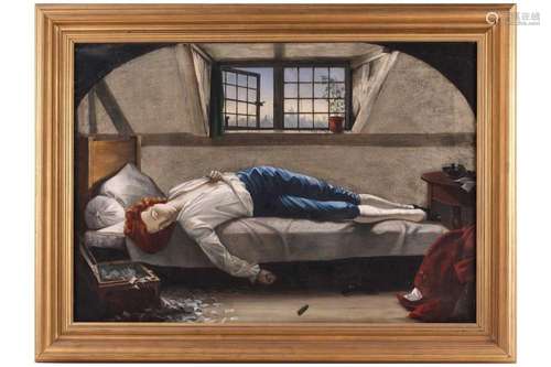 After Henry Wallis (1830 - 1876), The Death of Chatterton, s...