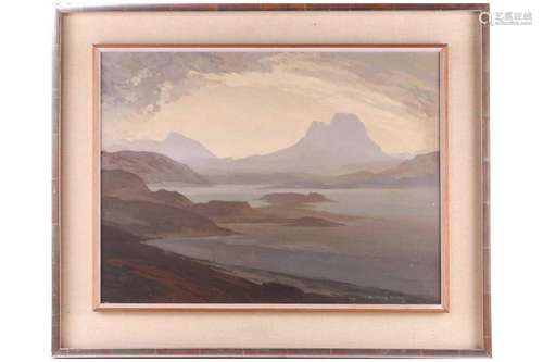 Thomas Campbell Mackie (1886-1952) Scottish mountain landsca...