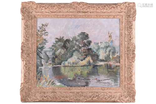 † Cathleen S Mann (1896-1959), St James’ Park, signed and da...