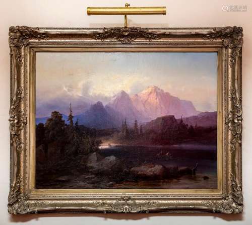 Artist Unknown,European School,19th century, Mountainous Lak...