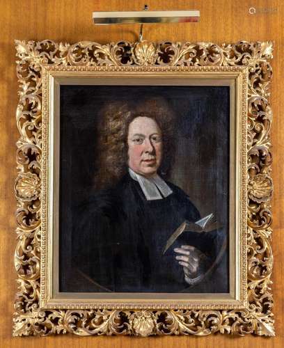 English school,18th/19th century, Portrait of a vicar, oil o...