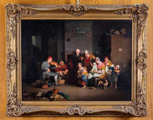 Sir David Wilkie R.A. (Scottish 1785-1841) The Blind Fiddler...