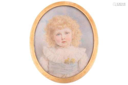 Annie Howard (late 19th/early 20th century), miniature portr...