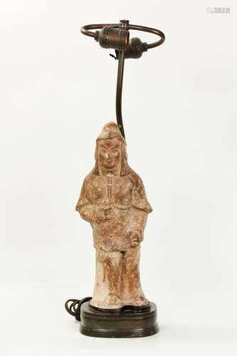 Chinese Ancient Terra Cotta Guardian Figure